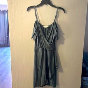 Jersey wrap front dress